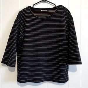 Harris Wilson Navy Top